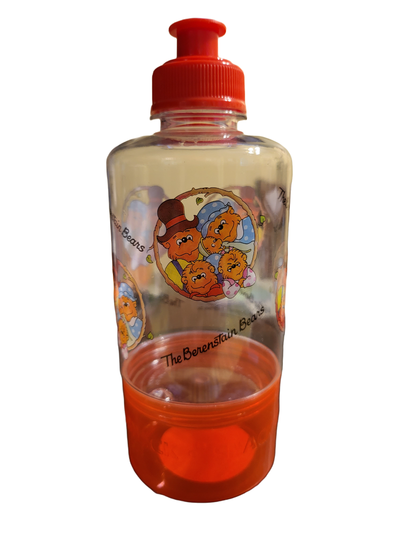 PBS Kids The Berenstain Bears Plastic Water Bottle & Snack Cup - New