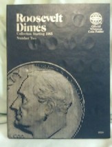 ROOSEVELT DIMES Collection Starting 1965 - Official Whitman Coin Folder No. 9034 - $3.76