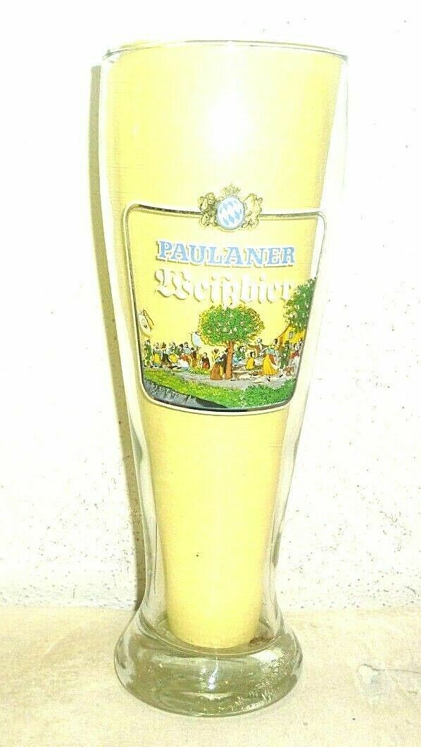 Paulaner Brau Munich Paulaner Weisse 0.5L Weissbier Weizen German Beer Glass