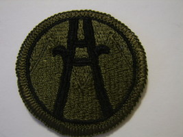 Army Patch 2nd Logistical Command Vietnam War Era 1969 Subdued (BLACK/OD Color) - $2.85