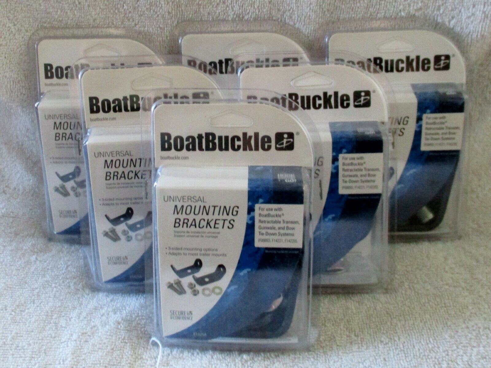 BoatBuckle F14254 UNIVERSAL MOUNTING BRACKET KIT Set of Six Other