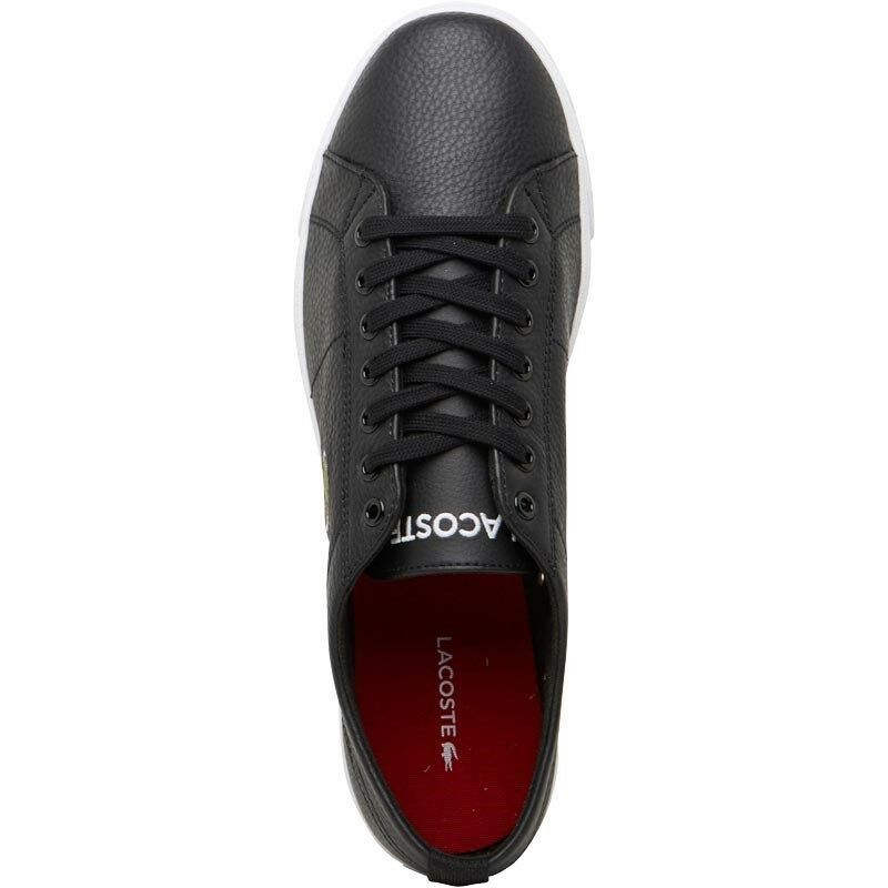 black trainers lacoste