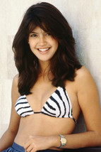 Phoebe Cates sexy young pose in zebra striped bikini 18x24 Poster - $23.99