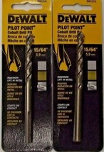 Dewalt DW1215 15/64&quot; Cobalt Pilot Point Drill Bit 2PKS - $3.96