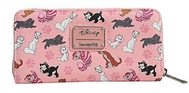 Disney Cats Wallet Zip Around Clutch Faux Leather - $145.47