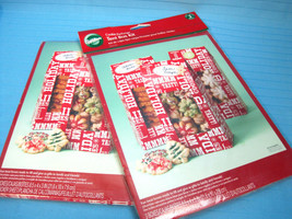Wilton Cookie Exchange Christmas Holiday Tent Box Kit Lot of 2 Total 6 B... - $18.95