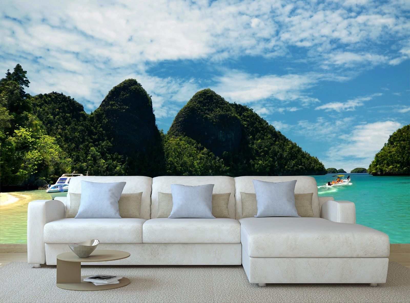 Wall Murals Photo Wallpaper Tropical Wall Mural Travel to tropical Island 3D Wallpaper Murals