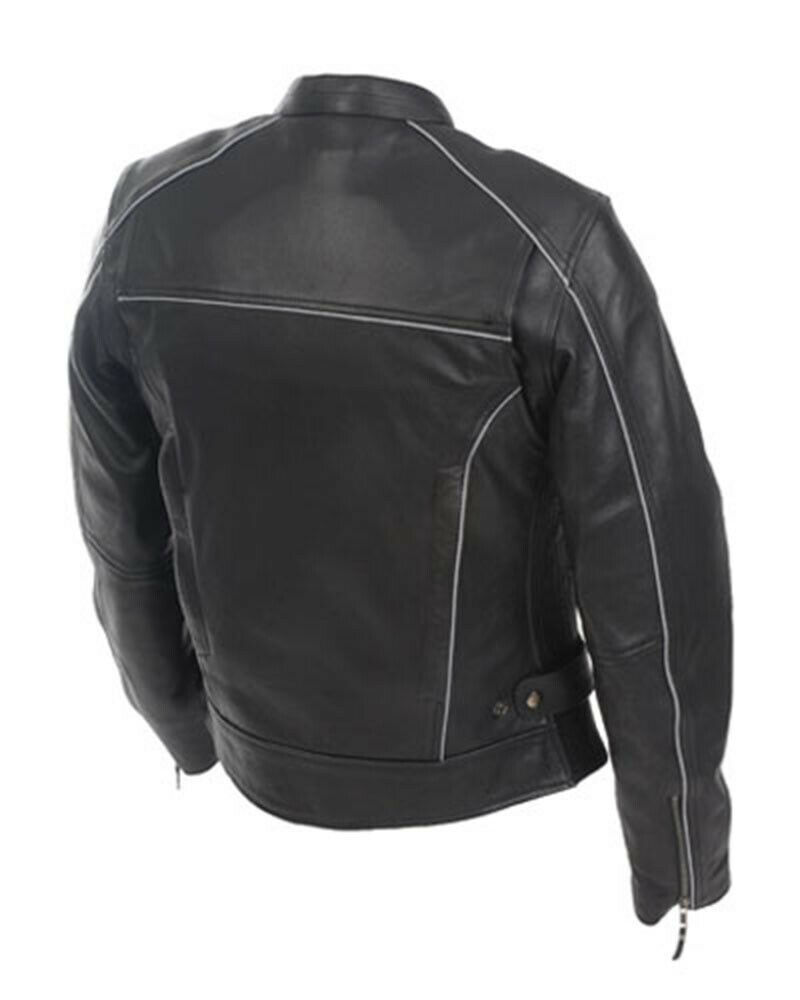 Mossi 20-219-6 Womens Premium Leather Black Jacket - Size 6 - Jackets