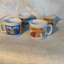 Set of 4 Campbell's Soup Large Mug Cups Tomato Soup is a Fruit Sunny Good 2005 - $37.04