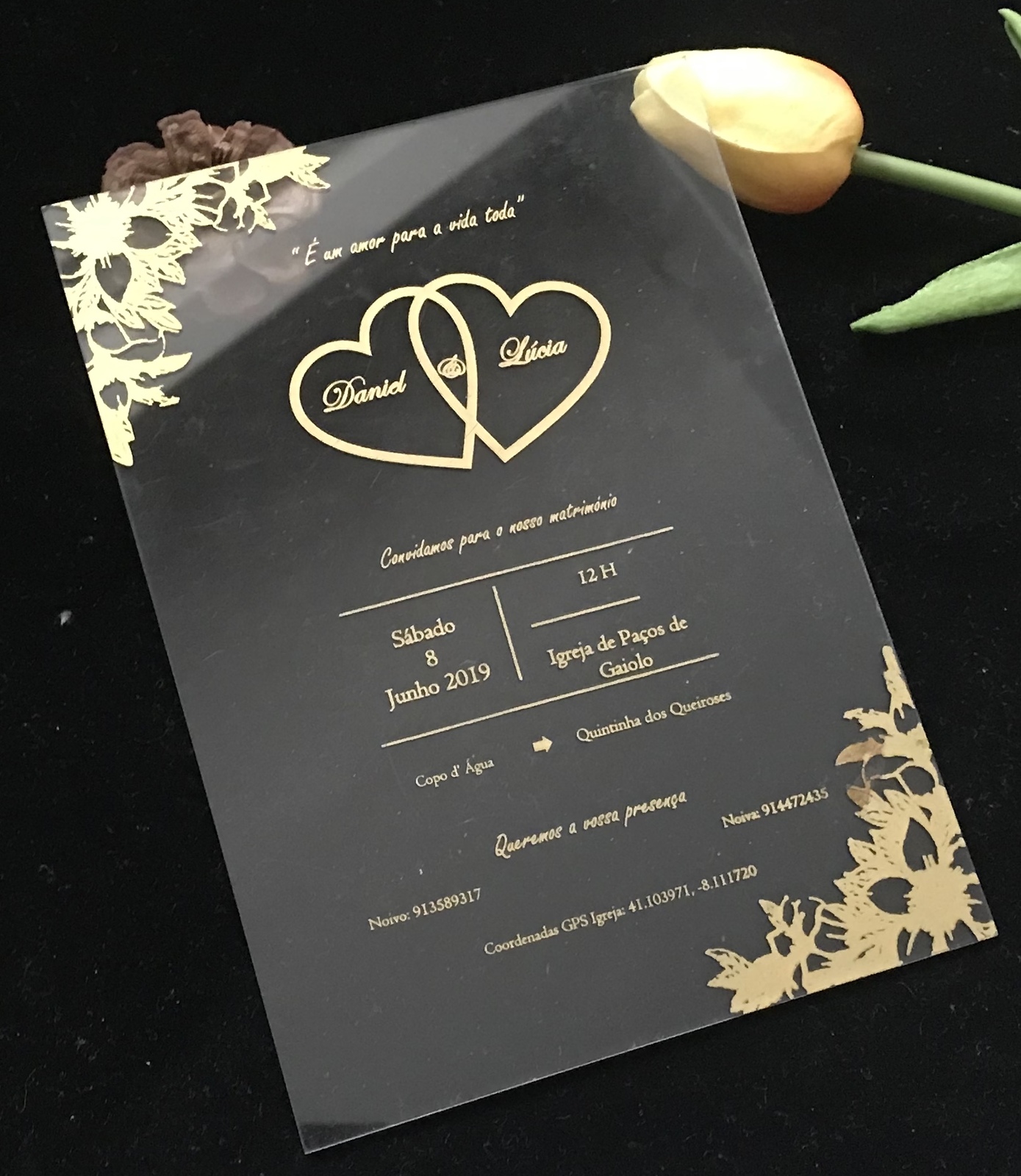 Heart Acrylic Invite,10pcs Custom Acrylic Wedding Invitatios,Birthday Invitation