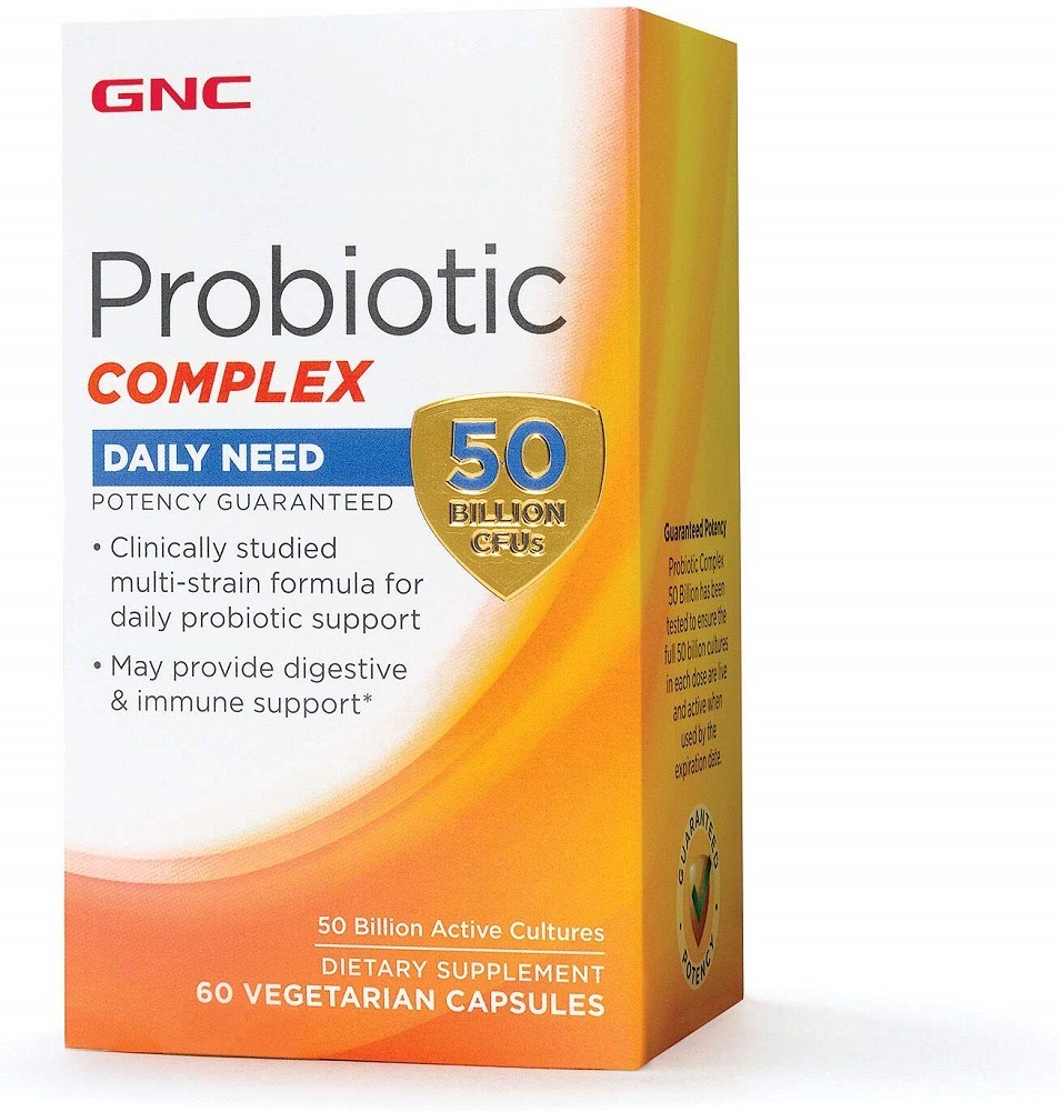 GNC Probiotic Complex - Daily Need - 50 Billion CFU, 60 Capsules, Daily Probioti