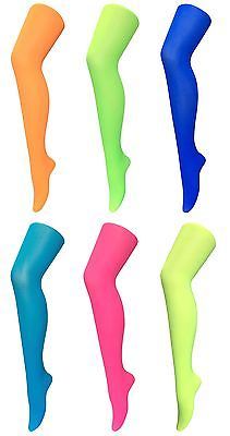 Image of Sock Snob - Womens Ladies  Den Opaque Bright Colourful Neon Tights