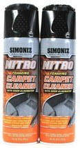 2 Simoniz 18 Oz Nitro Deep Cleaning Foaming Carpet Cleaner With Odor Eliminator