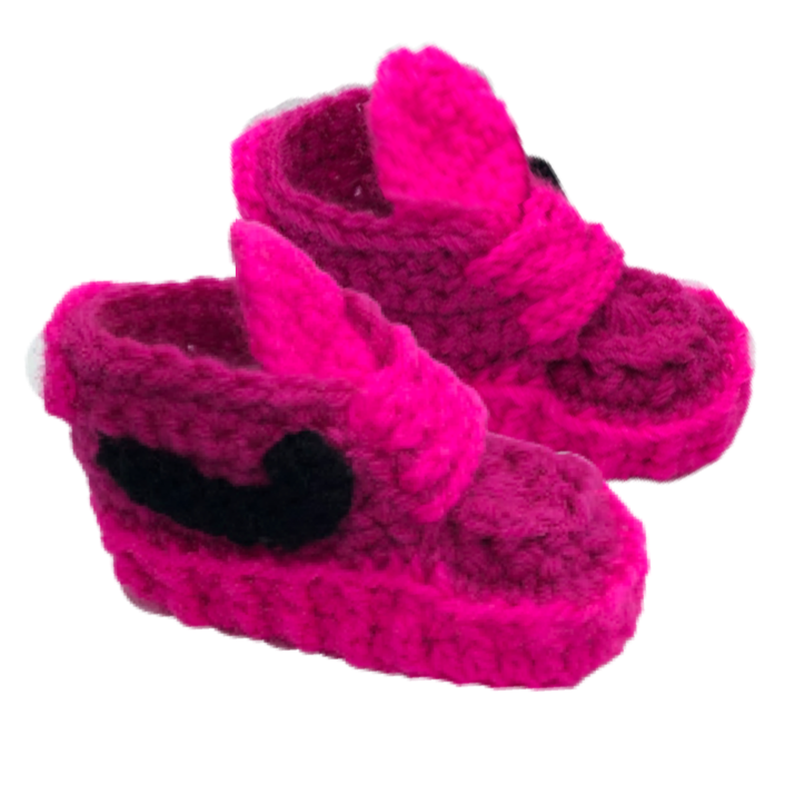 43.Baby Crochet Air Volt Sneaker Shoes Neon Pink