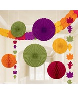 Colors of Autumn Fall Thanksgiving Holiday Party Hanging Room Decorating... - $19.45