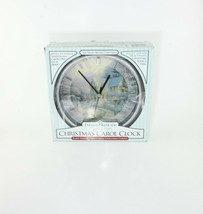 Thomas Kinkade Musical Clock "The Night Before Christmas" 12 Carols Light Sensor - $29.70