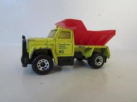 Vintage Diecast Matchbox - 1990 Highway Maintenance Truck -RED/YELLOW - H2B - $3.70