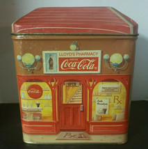 Vintage Coca Cola Bristolware Collectible Tin Lloyd&#39;s Pharmacy  Vintage ... - $14.99