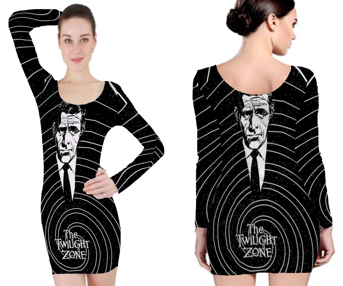 The Twilight Zone Elegant Women Bodycon long sleeve Dress