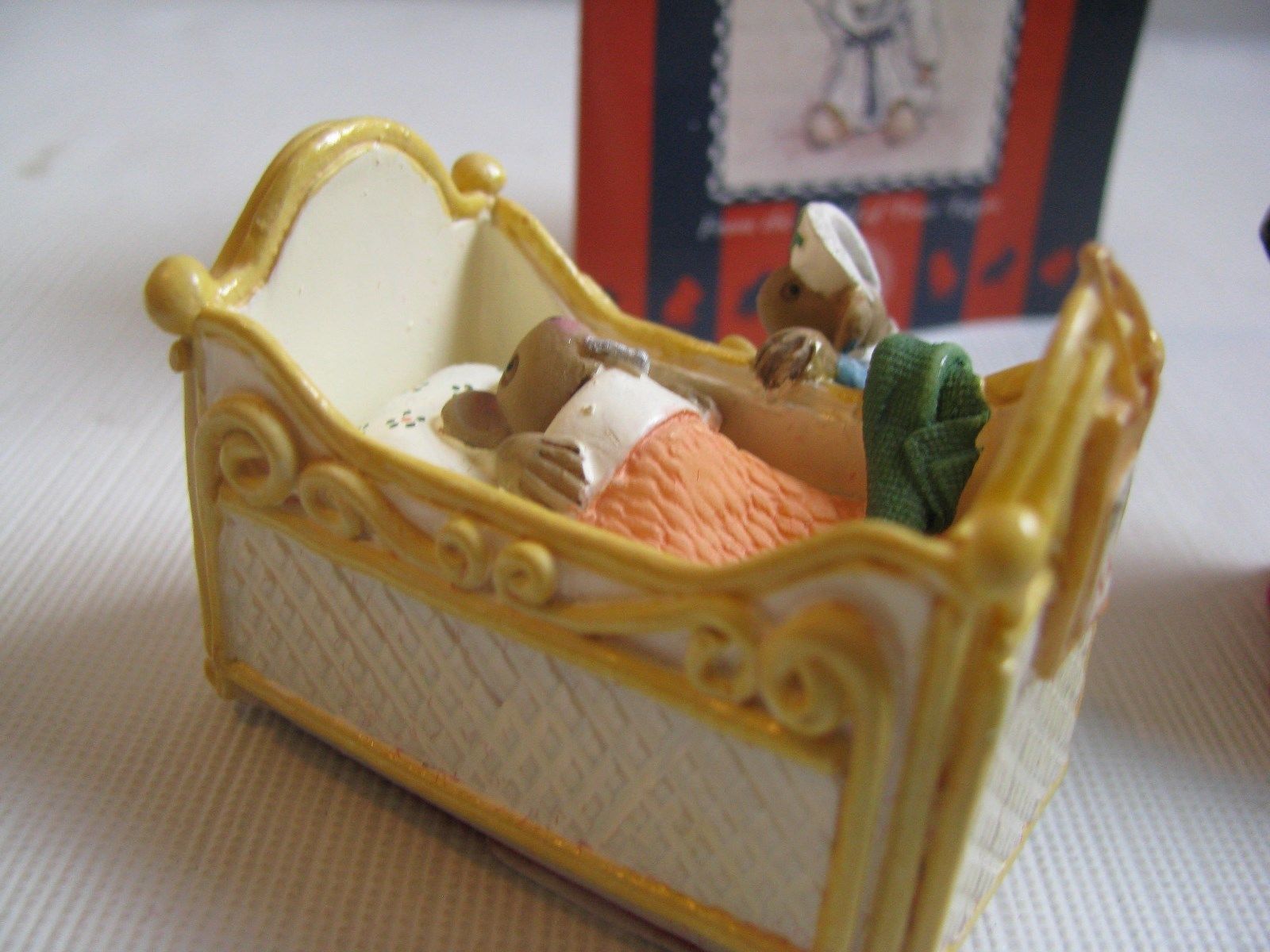1993 Enesco Baskin Robbins /" Sweet Whiskered Wishes /" Christmas Ornament NIB