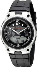 Casio Men's AW-80-1A2VCF Databank Analog/Digital Display Quartz Black Watch - $61.03