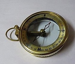 3" Brass Pocket Compass Spencer London 1905 By Nauticalmart image 1