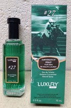 Luxury Men #27 Cologne Spray for Men 2.5 oz 75ml Eau De Toilette