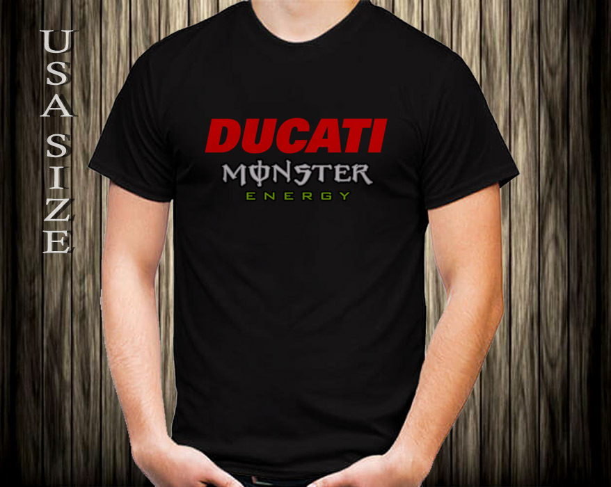 Ducati Logo Racing Motorsport T-Shirt Usa Size S-5XL