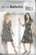 Butterick #B4788 MAGGIE LONDON Misses' Knit Wrap Dress - Size 8-14 - $8.00