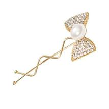 3 Pcs Fashion Lady Diamond Beads Tie Hairpin Headdress - $16.54