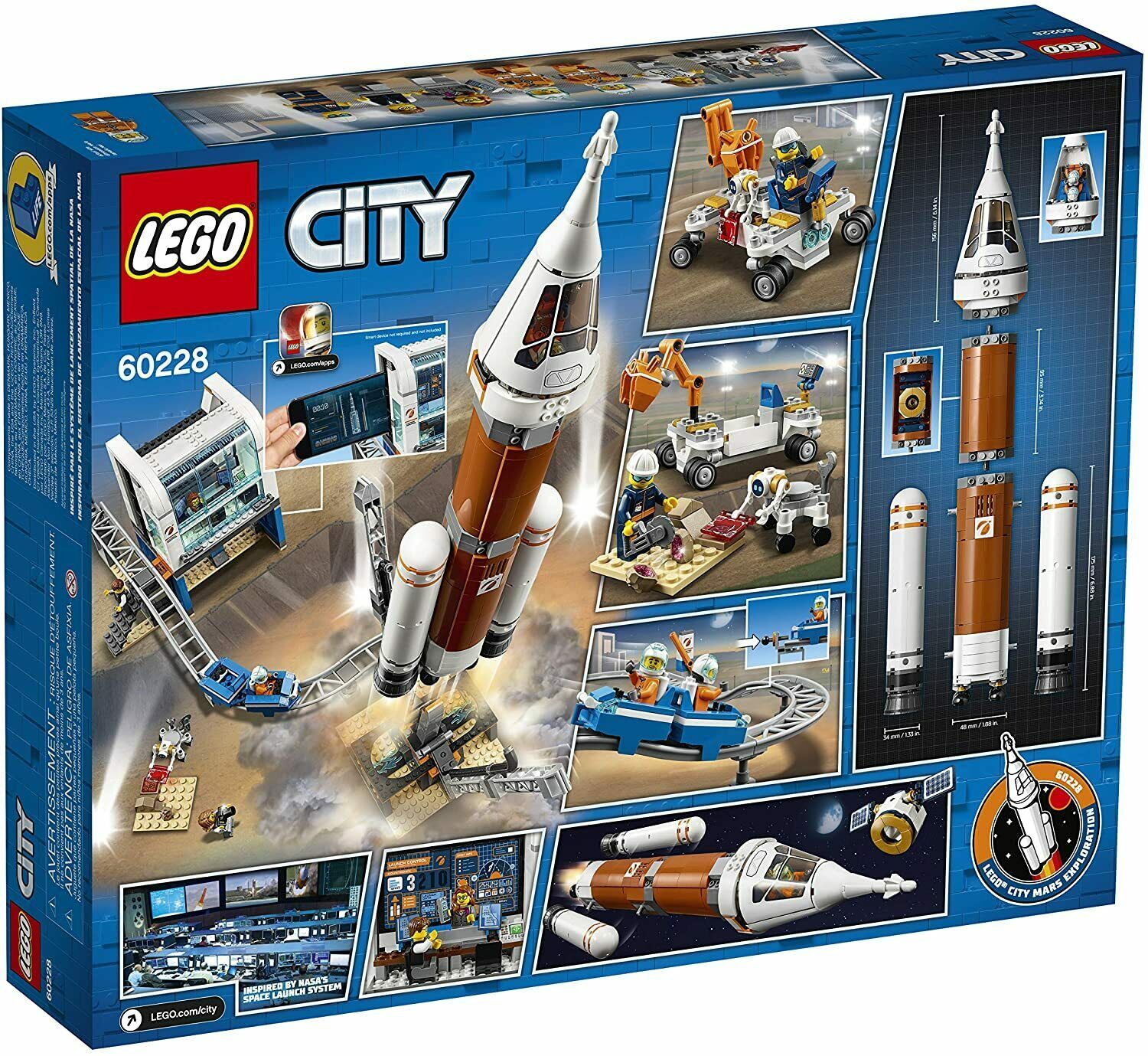 LEGO City: Deep Space Rocket and Launch Control (60228) Building Kit 837 Pcs!