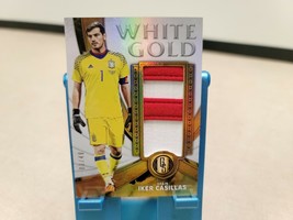 2019 Panini Gold Standard Soccer White Iker Casillas Spain Patch /49 T3390 - $81.45