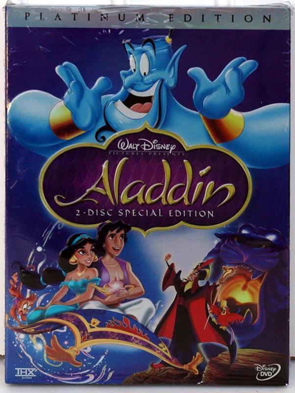 Aladdin (DVD, 2004, 2-Disc Set, Special Platinum Edition) -New Sealed ...