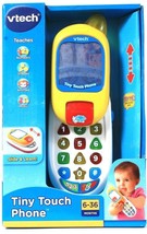 1 VTech Tiny Touch Phone Teaches Numbers Shapes Animals Music 6 To 36 Months image 1