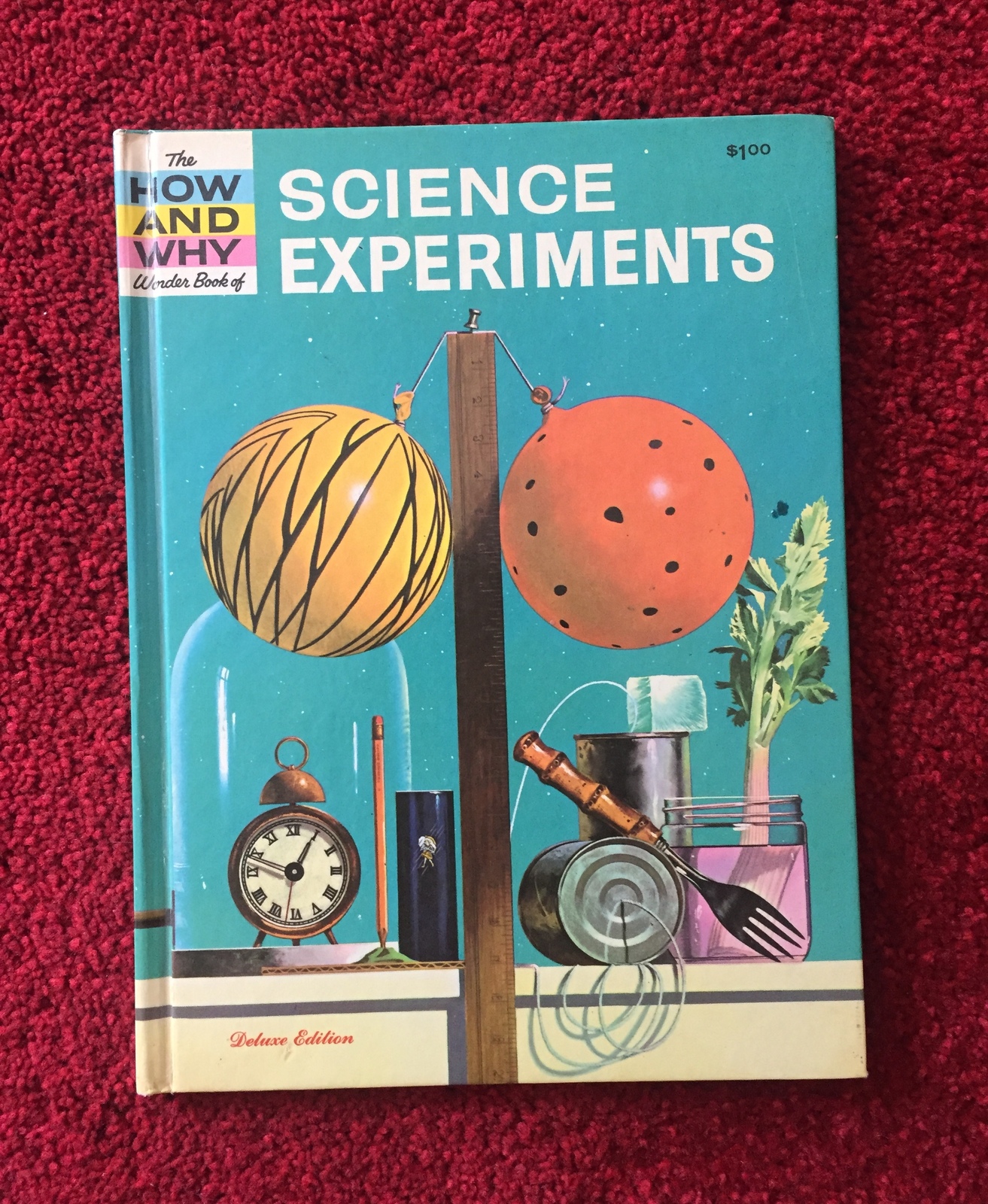 Vintage Childrens book 1962 How and Why Wonder Book of Science Experiments Books