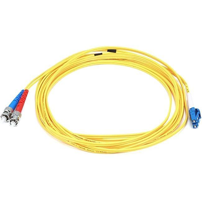 Monoprice Fiber Optic Cable, LC-ST, Single Mode, Duplex - 5 meter (9-125 Type) -