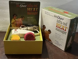 Vintage Oster Infra-Red Heat Massager 214-01 Original Box Tested Works! - $47.50