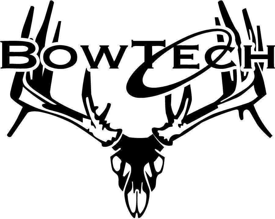 Bowtech Whitetail Buck Skull Hunting Decal Sticker Truck Window Decal
