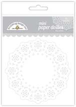 MINI Paper Doilies.  75 Pack. 3"  Choose Color. Doodlebug Designs image 11