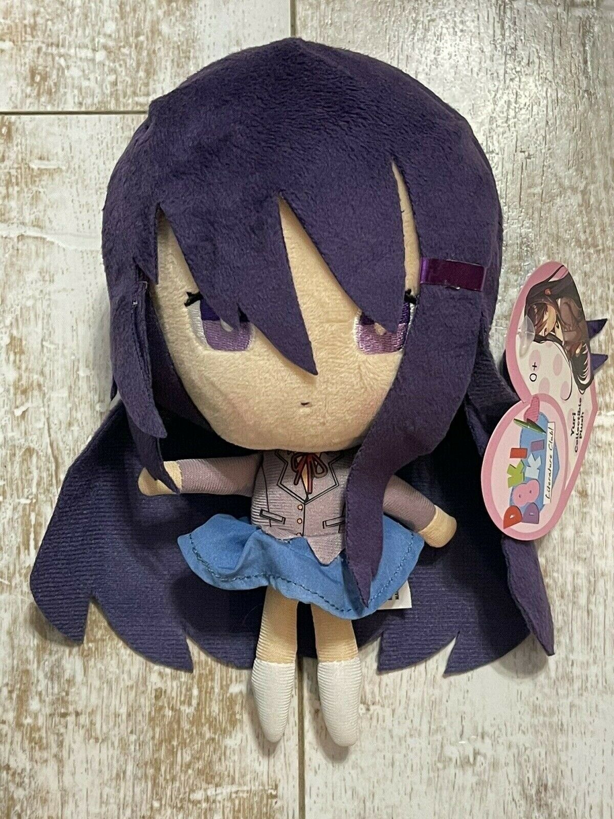 Doki Doki Literature Club Yuri Plush Figure 8.5″ Plushie Doll DDLC PC