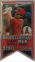 Los Angeles Angels Of Anaheim Shohei Ohtani Rookie First Mlb Home Run Pin - $19.99