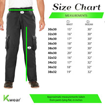 Men's Two Tone Camo Military Tactical Work Army Cotton Twill Belted Cargo Pants image 2