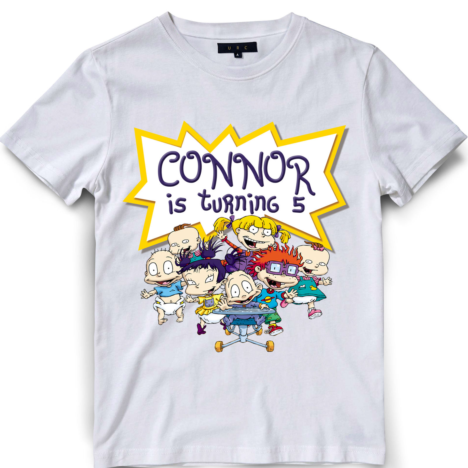 Rugrats Birthday Shirt Rugrats Digital Image Rugrats Iron On Transfer Fabric Transfers