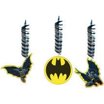 Batman Dark Knight Danglers Hanging Birthday Party Decorations 3 Per Package New - $7.25