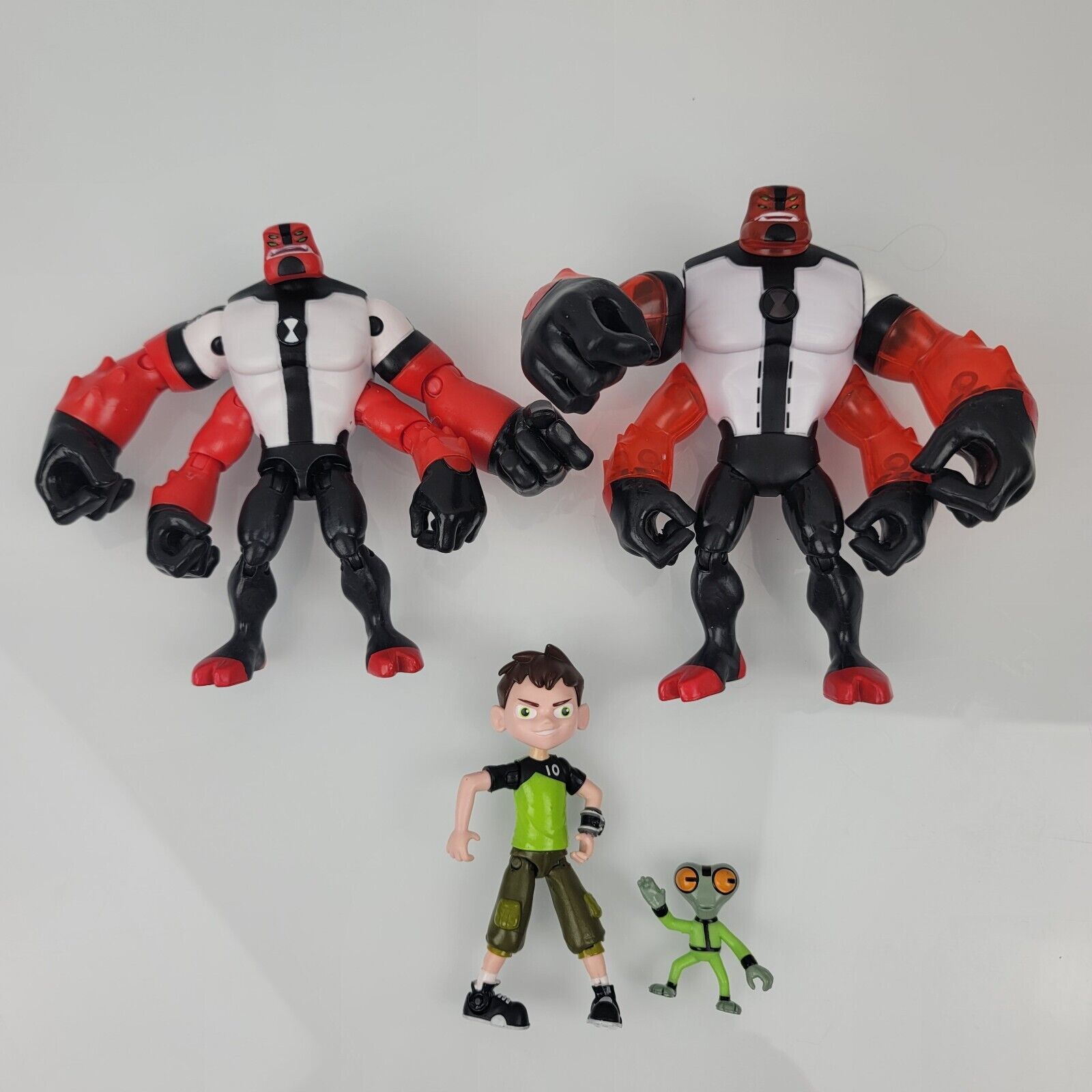 Ben 10 Power Up Four Arms Tennyson Gray Matter Set Lot 4 Action Figure ...