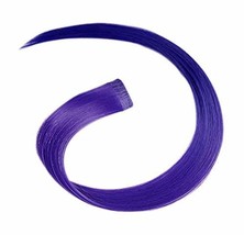 2 Pieces Of Fashionable Invisible Hair Extension Wig Piece, Purple