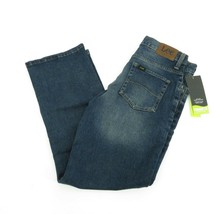 Lee Boys Straight Fit Adjustable Waist Stretch Jeans 12 - $17.82