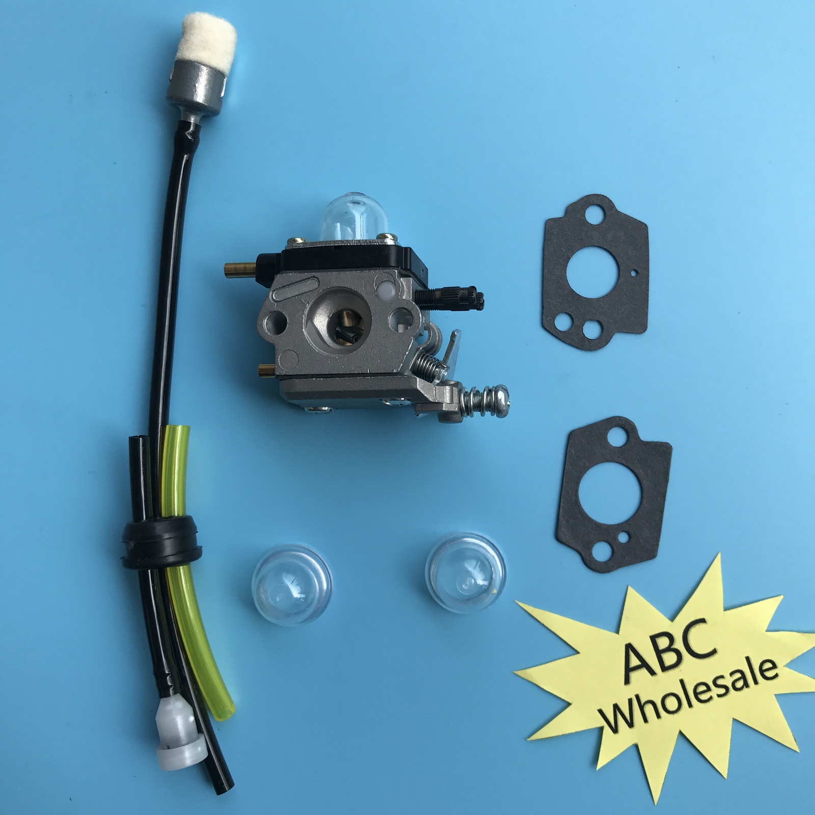 Carburetor Carb & Fuel Line For ECHO Mantis 7222 7222E 7222M 7225 7230