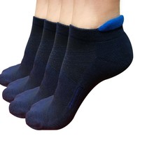 4pair Mens Low Cut No Show Ankle Cotton Athletic Cushion Sport Running S... - $10.99