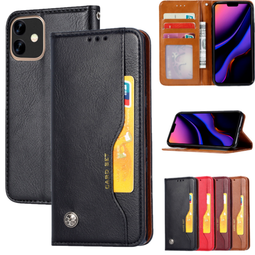 For iPhone 11 12 Pro XS MAX XR X 7 8 Plus SE  Leather Wallet Flip Case Cover